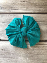 Load image into Gallery viewer, Sea Mist Big Messy &amp; Mini Messy Ruffle Bows