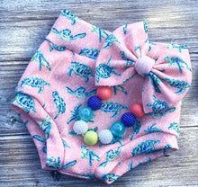 Load image into Gallery viewer, Summer in Paradise Bummies  (Available in Flamingo, Sea Turtle, and Hibiscus Honeymoon)