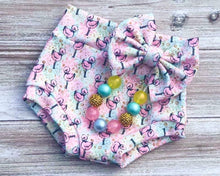 Load image into Gallery viewer, Summer in Paradise Bummies  (Available in Flamingo, Sea Turtle, and Hibiscus Honeymoon)