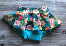 Load image into Gallery viewer, Hawaiian Tropic Skirted Bummies
