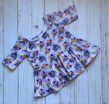Load image into Gallery viewer, Spell Bound 3/4 Sleeved Peplum