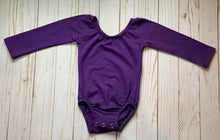 Load image into Gallery viewer, Grape Long Sleeved Leo