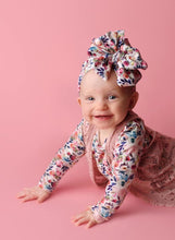 Load image into Gallery viewer, Fall Floral Big Messy Headwrap