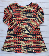 Load image into Gallery viewer, Deck the Halls Long Sleeved Tee Shirt Dresses (8 available print options)