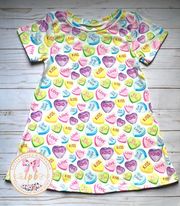 Load image into Gallery viewer, All you need is LOVE Short Sleeved Tee Shirt Dress
