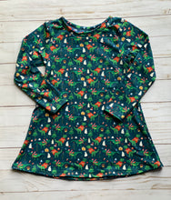 Load image into Gallery viewer, Deck the Halls Long Sleeved Tee Shirt Dresses (8 available print options)