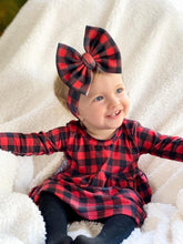 Load image into Gallery viewer, Buffalo Plaid Headwraps (Two Color Options Available)