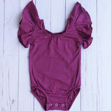 Load image into Gallery viewer, Berry Flutter Sleeved Leo