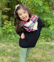 Load image into Gallery viewer, Flannel Plaid Infinity Scarf