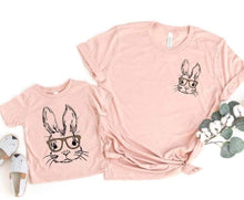 Load image into Gallery viewer, Mommy &amp; Me Bunny Sunglasses Tees