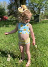 Load image into Gallery viewer, Reversible Lemon Swim Top