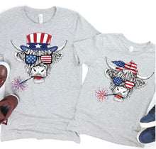 Load image into Gallery viewer, Americana Mommy &amp; Me Moo Cow Tee's