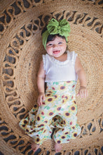 Load image into Gallery viewer, Avocado Mini Ruffled Big Messy Headwrap