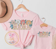 Load image into Gallery viewer, Mama &amp; Mini Floral Tee