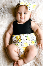 Load image into Gallery viewer, Fruta Fresca Lemon Squeezy &amp; Watermelon Blast Bubble Romper